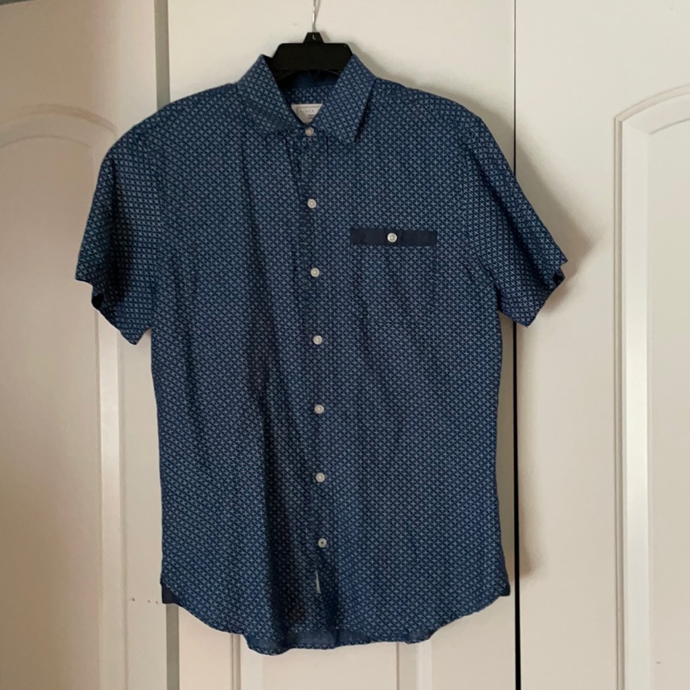 Private Member Short Sleeve Button Down Shirt